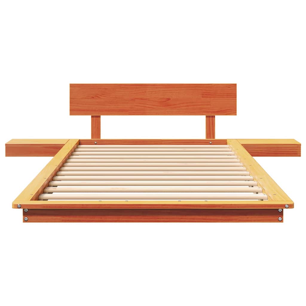 Struttura del letto Marrone 100 x 200 cm legno