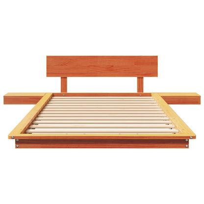 Struttura del letto Marrone 100 x 200 cm legno
