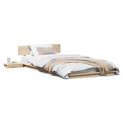 Struttura del letto Marrone 90 x 200 cm legno