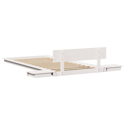 Struttura del letto Bianco 80 x 200 cm legno