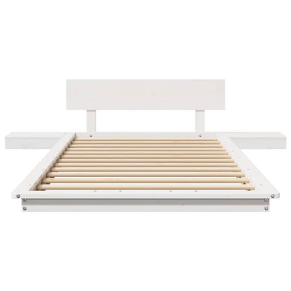 Struttura del letto Bianco 80 x 200 cm legno