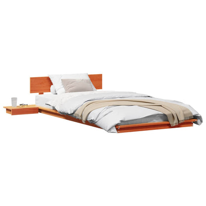 Struttura del letto Marrone 80 x 200 cm legno | homemem39