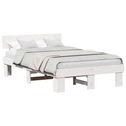 Struttura del letto Bianco 120 x 200 cm Pino massello | homemem39