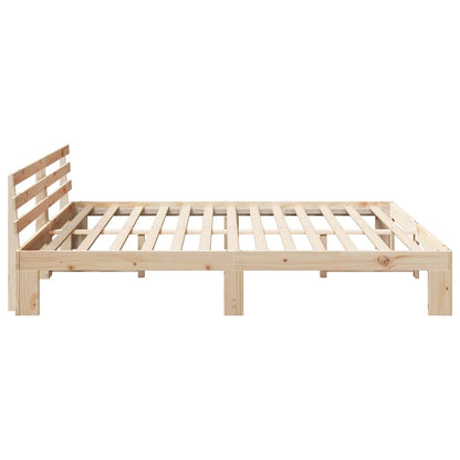 Struttura del letto Marrone 180 x 200 cm Legno massello di pino