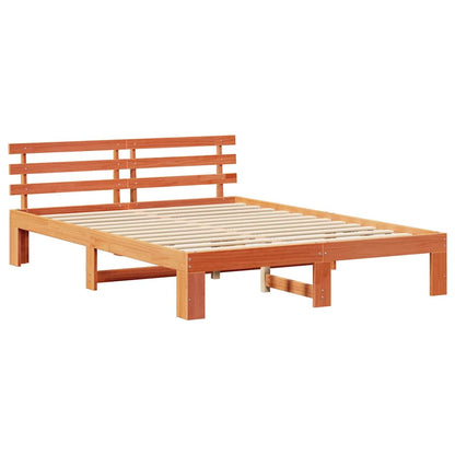 Struttura del letto Marrone cerato 150 x 200 cm Pino massello | homemem39