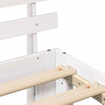 Struttura del letto Bianco 80 x 200 cm Pino massello