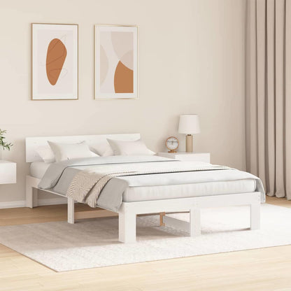 Struttura del letto Bianco 120 x 190 cm Pino massello | homemem39