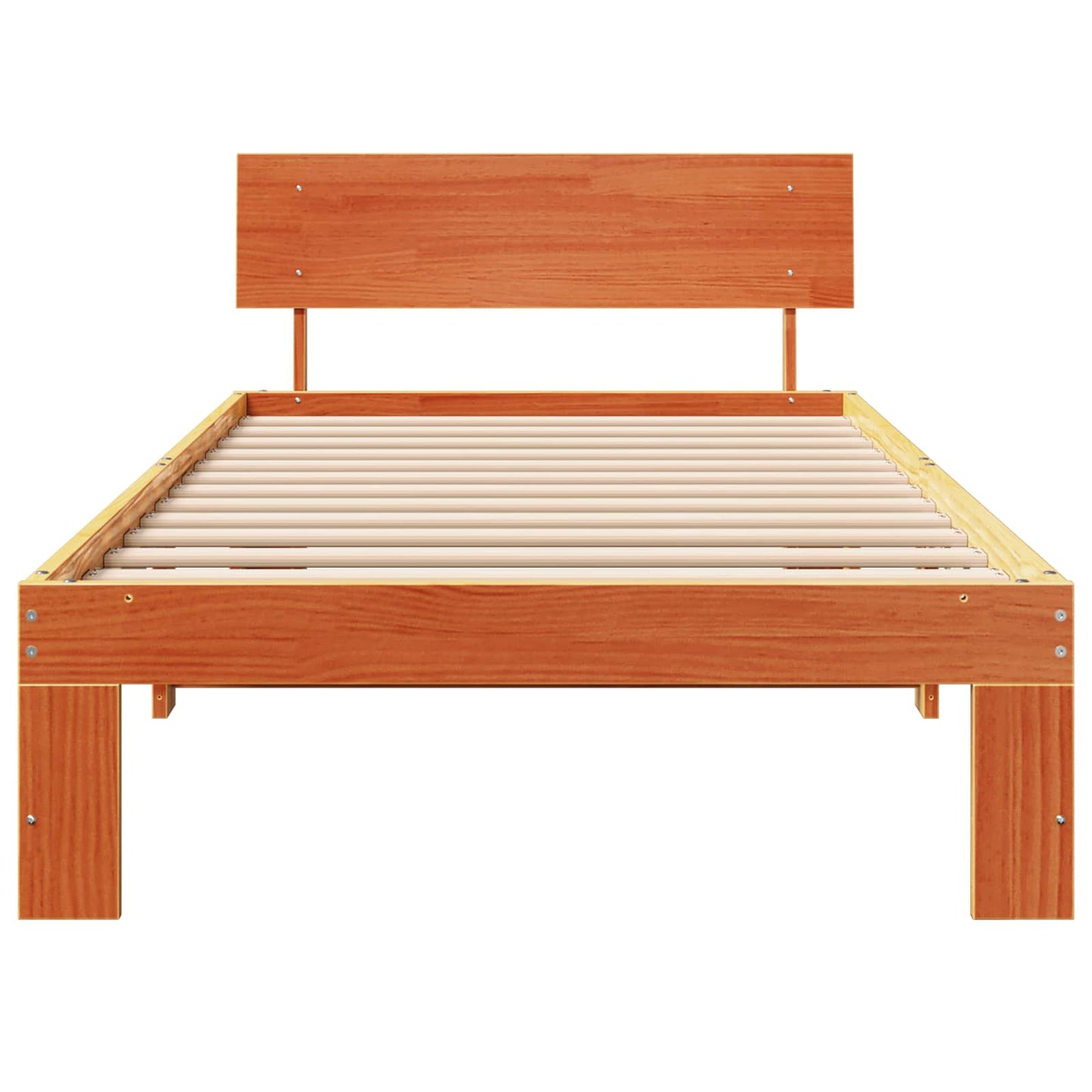 Struttura del letto Marrone cerato 90 x 200 cm Pino massello | homemem39
