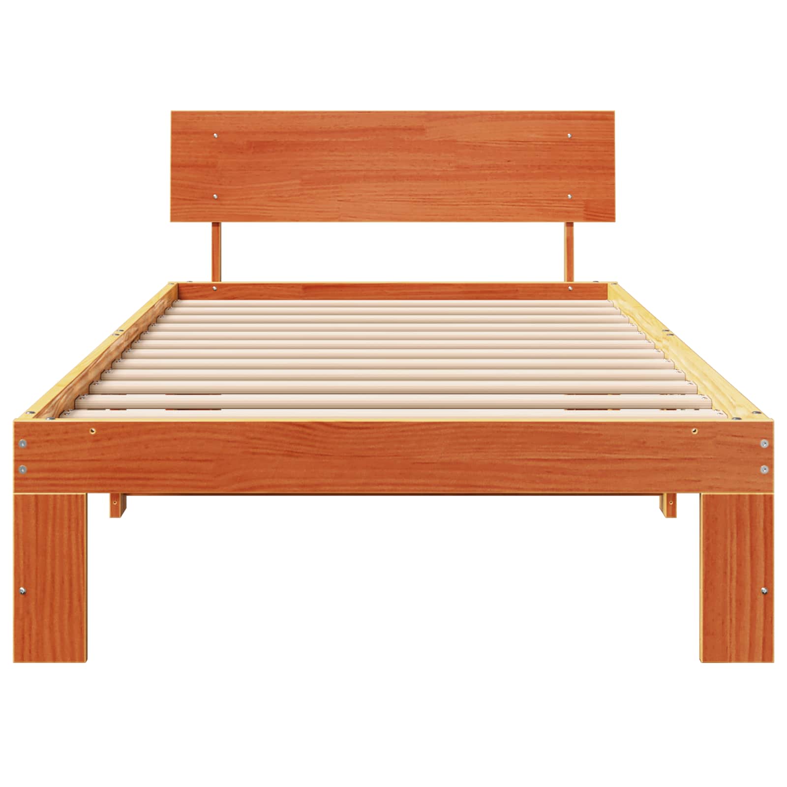Struttura del letto Marrone cerato 90 x 200 cm Pino massello | homemem39