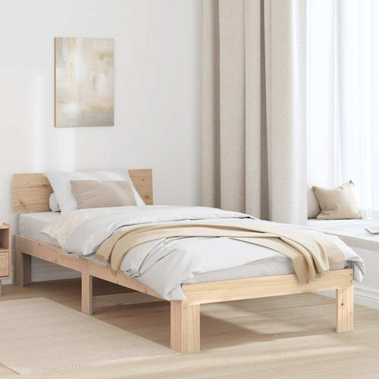 Struttura del letto Naturale 80 x 200 cm Pino massello | homemem39