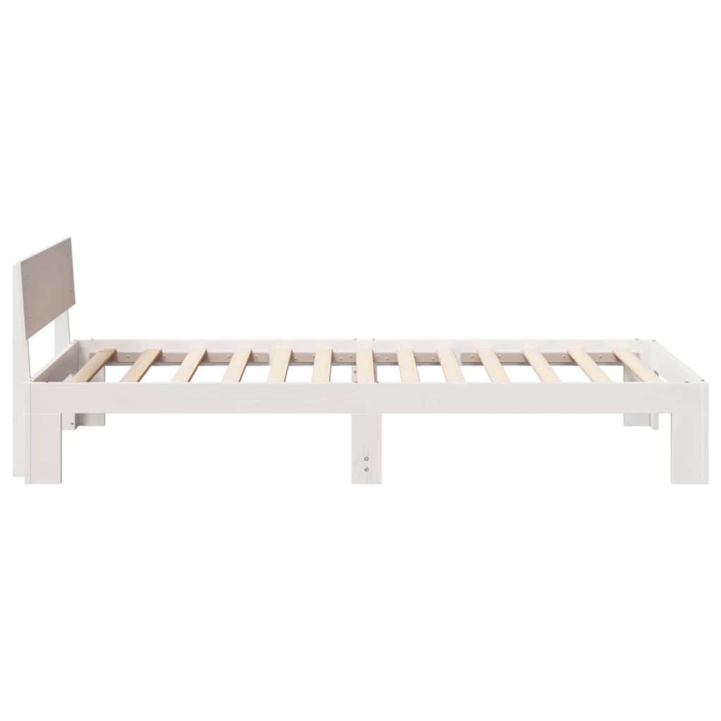 Struttura del letto Bianco 90 x 190 cm Pino massello | homemem39