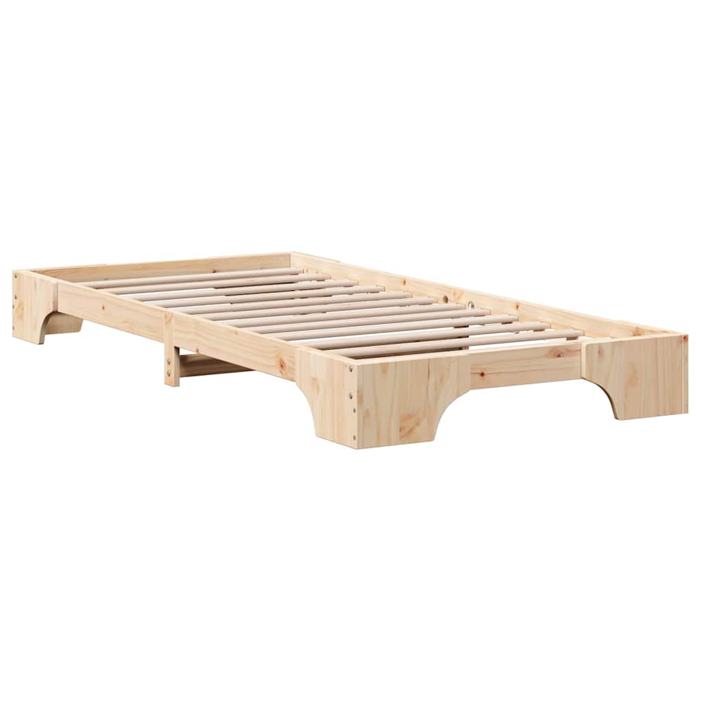 Struttura del letto Pino massello 90 x 200 cm | homemem39