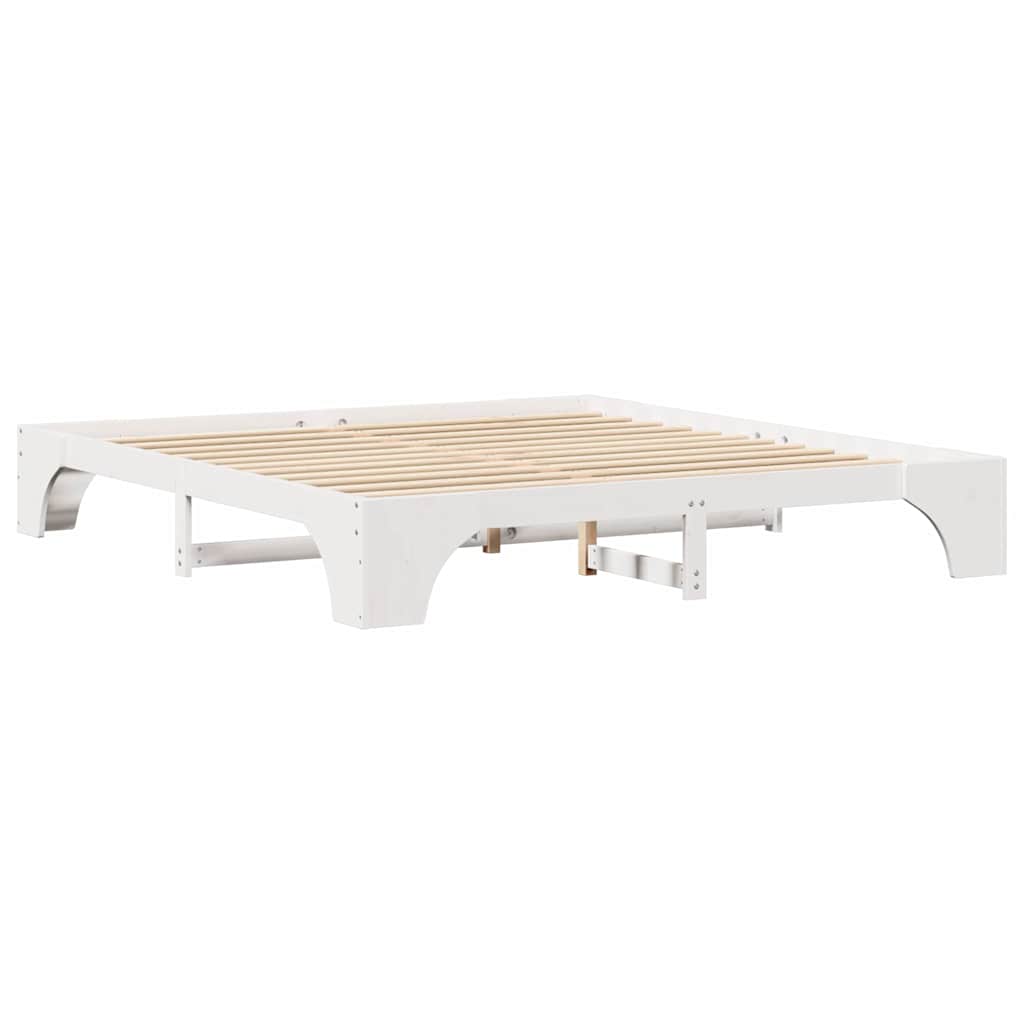 Struttura del letto Bianco 180 x 200 cm Pino massello | homemem39