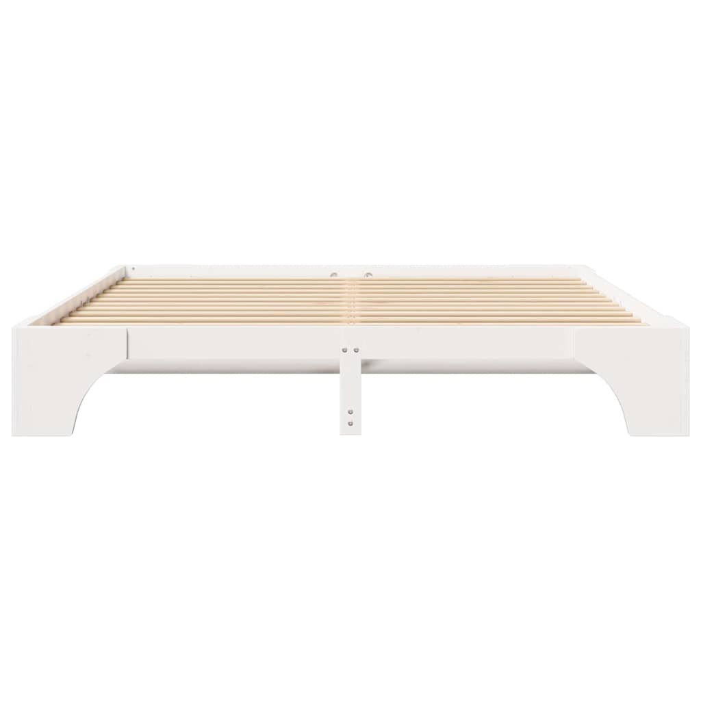Struttura del letto Bianco 180 x 200 cm Pino massello | homemem39
