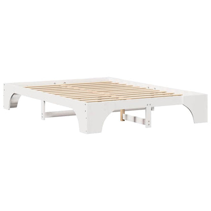 Struttura del letto Bianco 160 x 200 cm Pino massello | homemem39