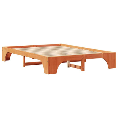 Struttura del letto Marrone cerato 160 x 200 cm Pino massello | homemem39
