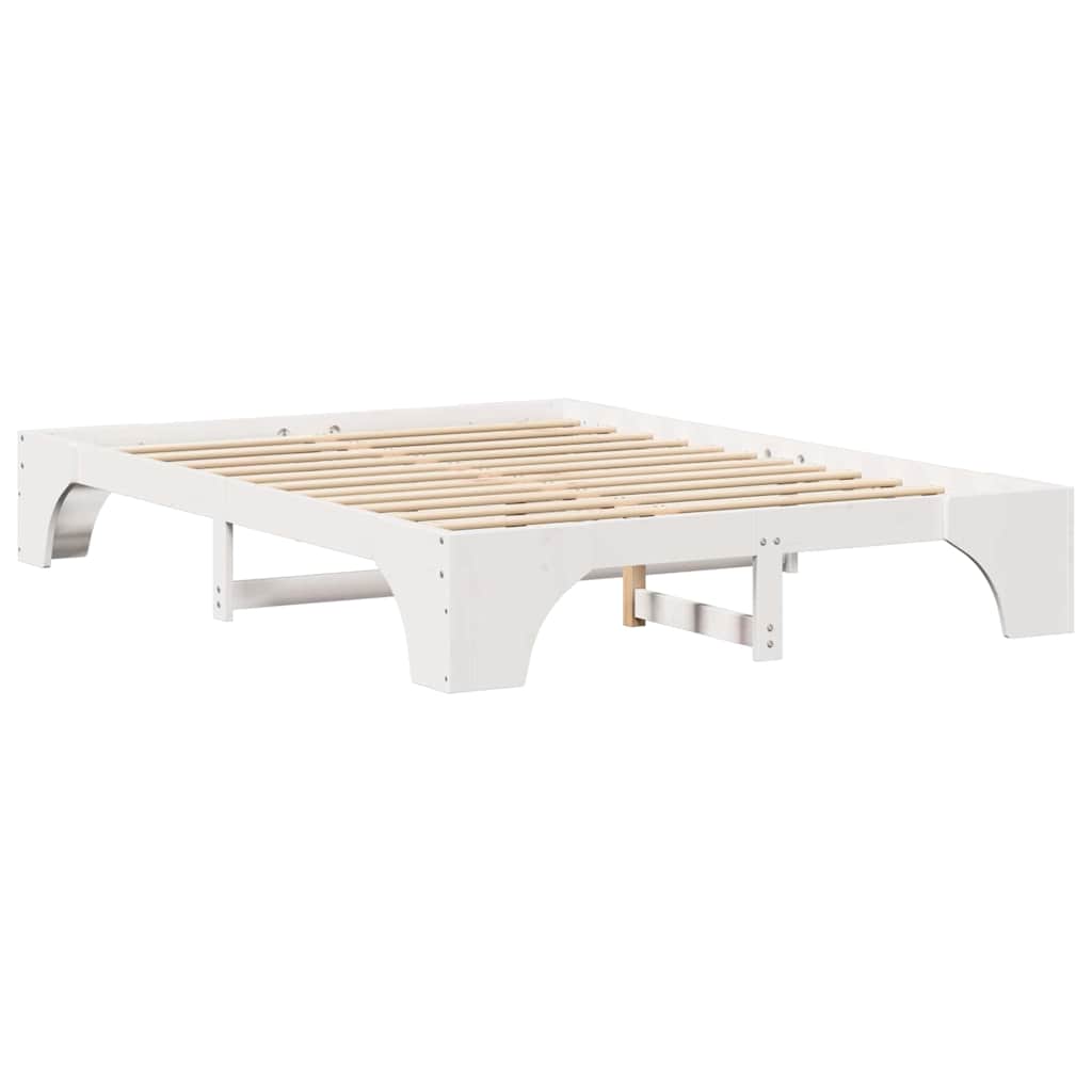 Struttura del letto Bianco 140 x 200 cm Pino massello | homemem39