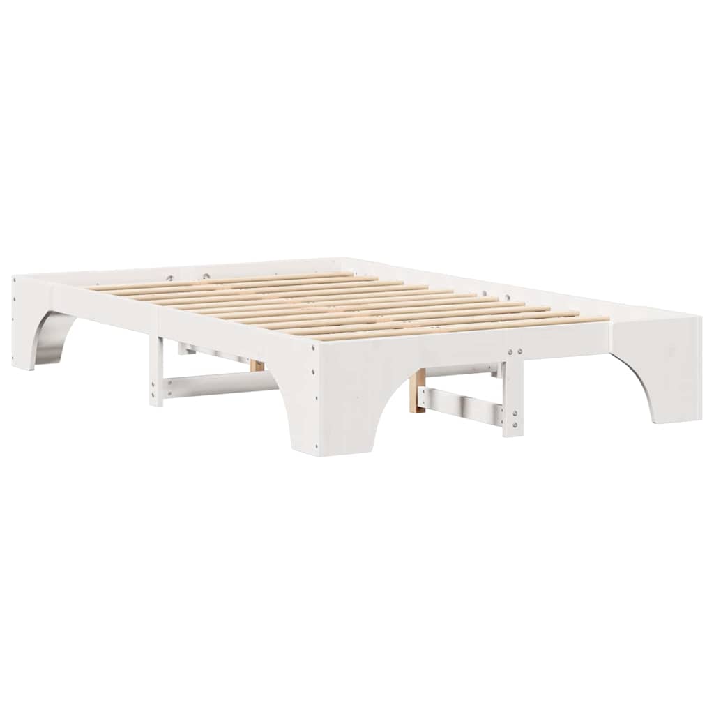 Struttura del letto Bianco 120 x 200 cm Pino massello | homemem39