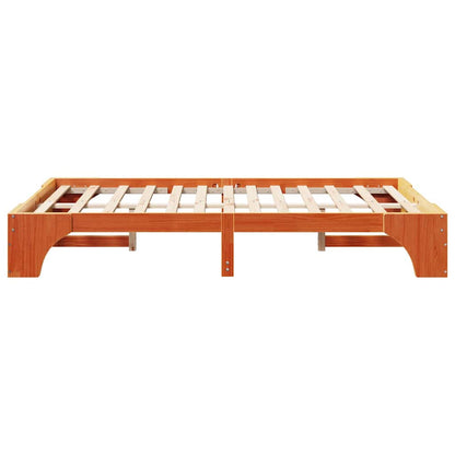 Struttura del letto Marrone cerato 135 x 190 cm Pino massello | homemem39