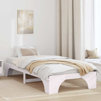 Struttura del letto Bianco 90 x 200 cm Pino massello | homemem39
