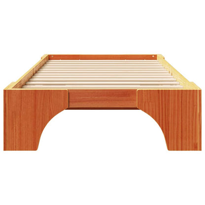 Struttura del letto Marrone cerato 80 x 200 cm Pino massello | homemem39