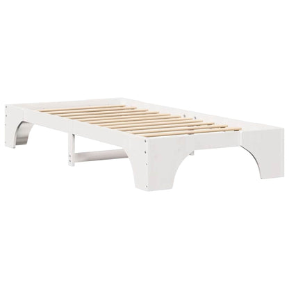 Struttura del letto Bianco 90 x 190 cm Pino massello | homemem39
