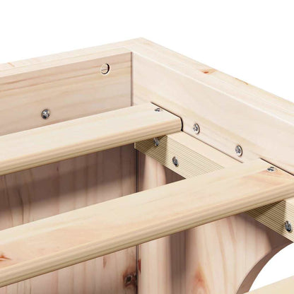 Struttura del letto Pino massello 197 x 82 x 30 cm