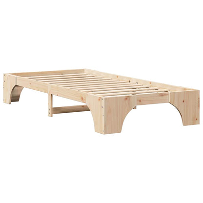Struttura del letto Pino massello 197 x 82 x 30 cm