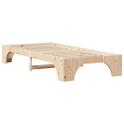 Struttura del letto Pino massello 197 x 82 x 30 cm