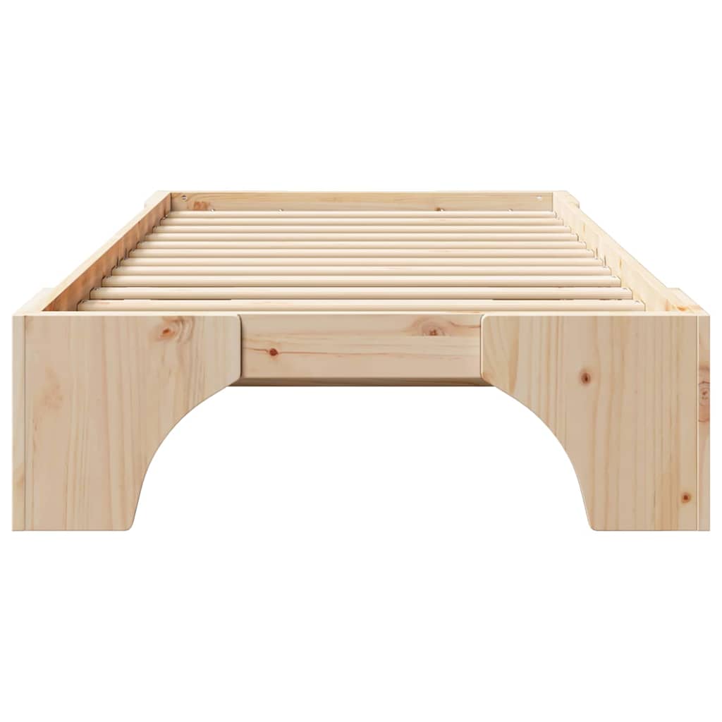 Struttura del letto Pino massello 197 x 82 x 30 cm