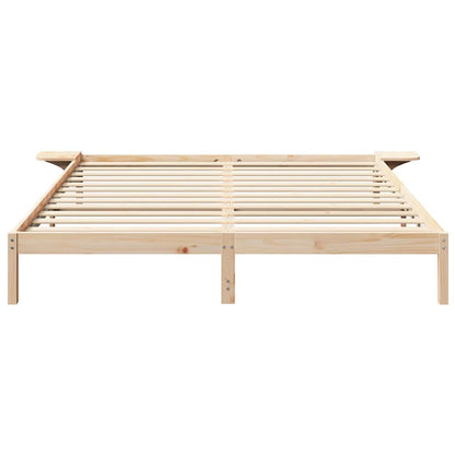 Struttura del letto Naturale 200 x 200 cm Pino massello | homemem39