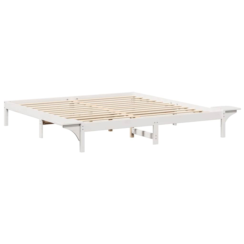 Struttura del letto Bianco 180 x 200 cm Pino massello | homemem39