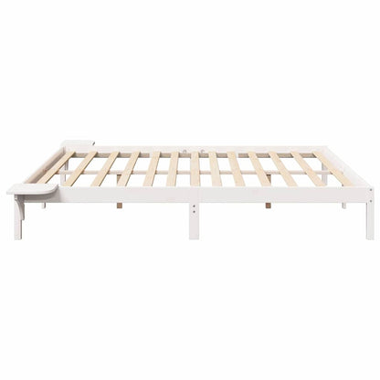 Struttura del letto Bianco 180 x 200 cm Pino massello | homemem39