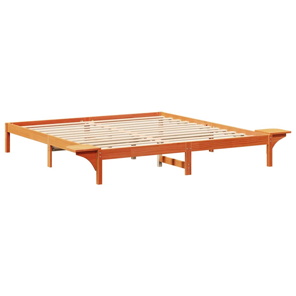 Struttura del letto Marrone cerato 180 x 200 cm Pino massello | homemem39