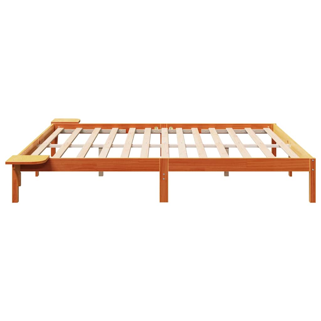 Struttura del letto Marrone cerato 180 x 200 cm Pino massello | homemem39