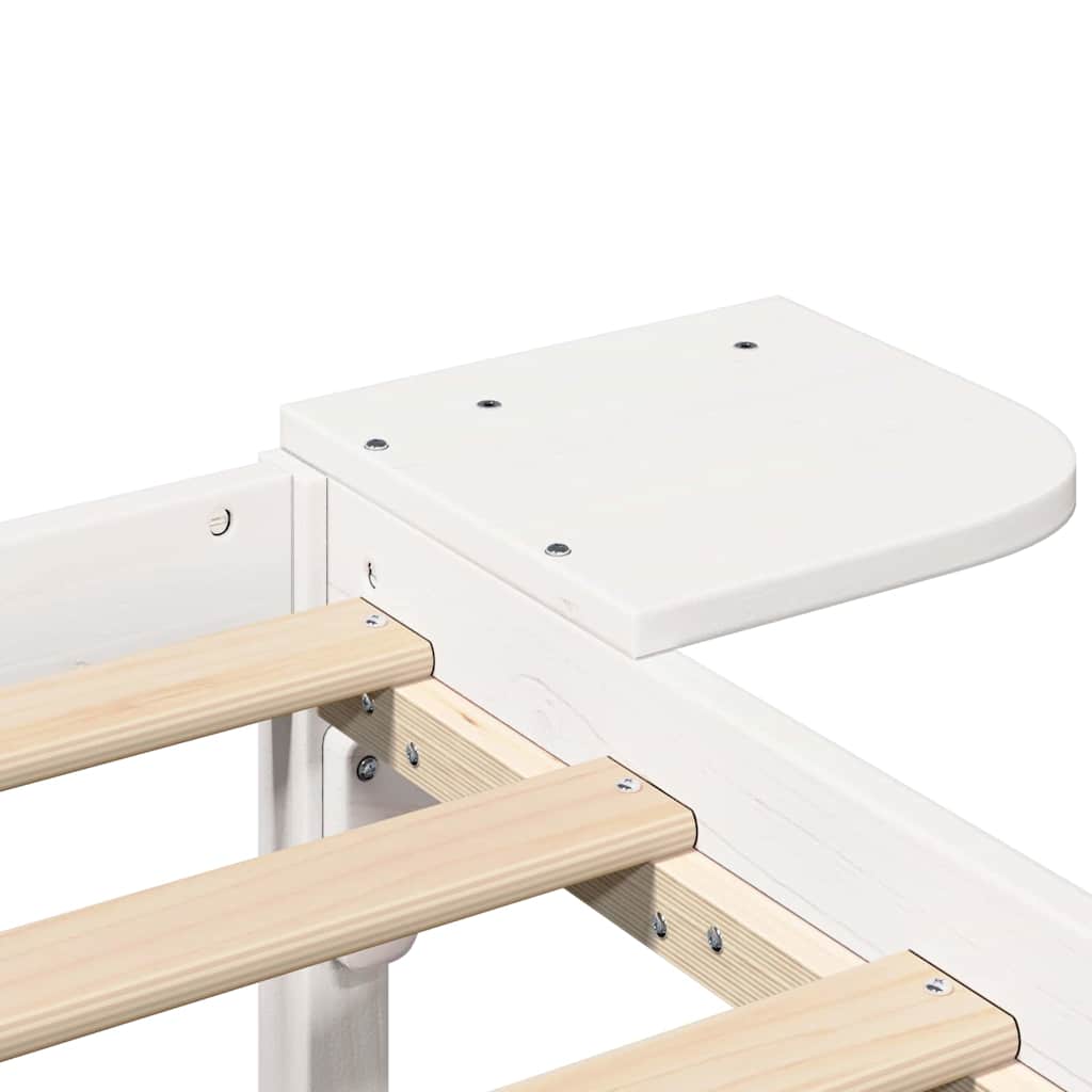 Struttura del letto Bianco 160 x 200 cm Pino massello | homemem39