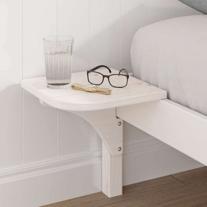Struttura del letto Bianco 160 x 200 cm Pino massello | homemem39