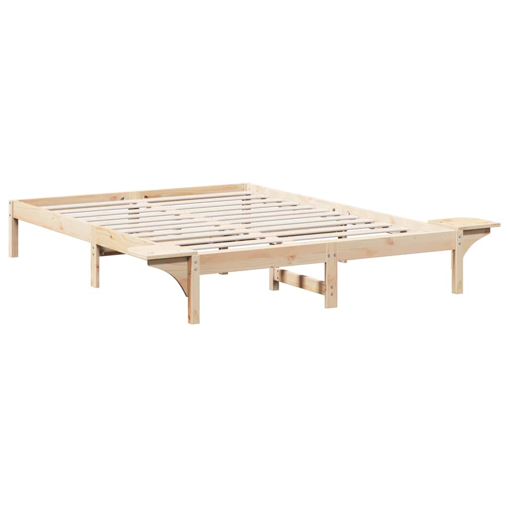 Struttura del letto Naturale 150 x 200 cm Pino massello | homemem39