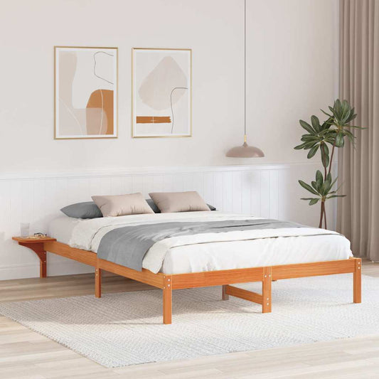 Struttura del letto Marrone cerato 150 x 200 cm Pino massello | homemem39
