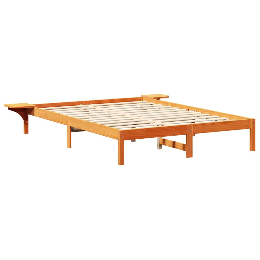 Struttura del letto Marrone cerato 150 x 200 cm Pino massello | homemem39