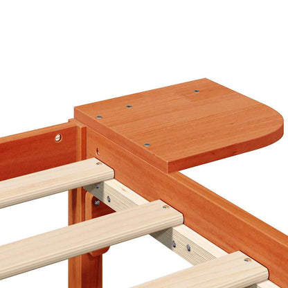 Struttura del letto Marrone cerato 100 x 200 cm Pino massello