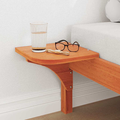 Struttura del letto Marrone cerato 75 x 190 cm Pino massello