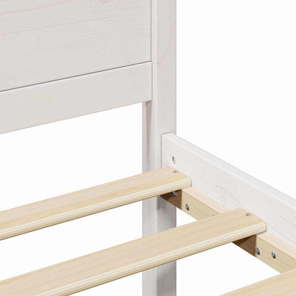 Struttura del letto Bianco 80 x 200 cm Legno massello di pino
