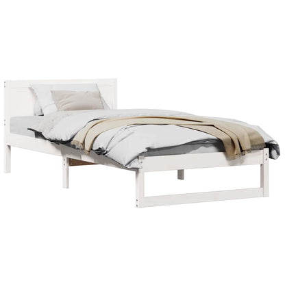 Struttura del letto Bianco 80 x 200 cm Legno massello di pino