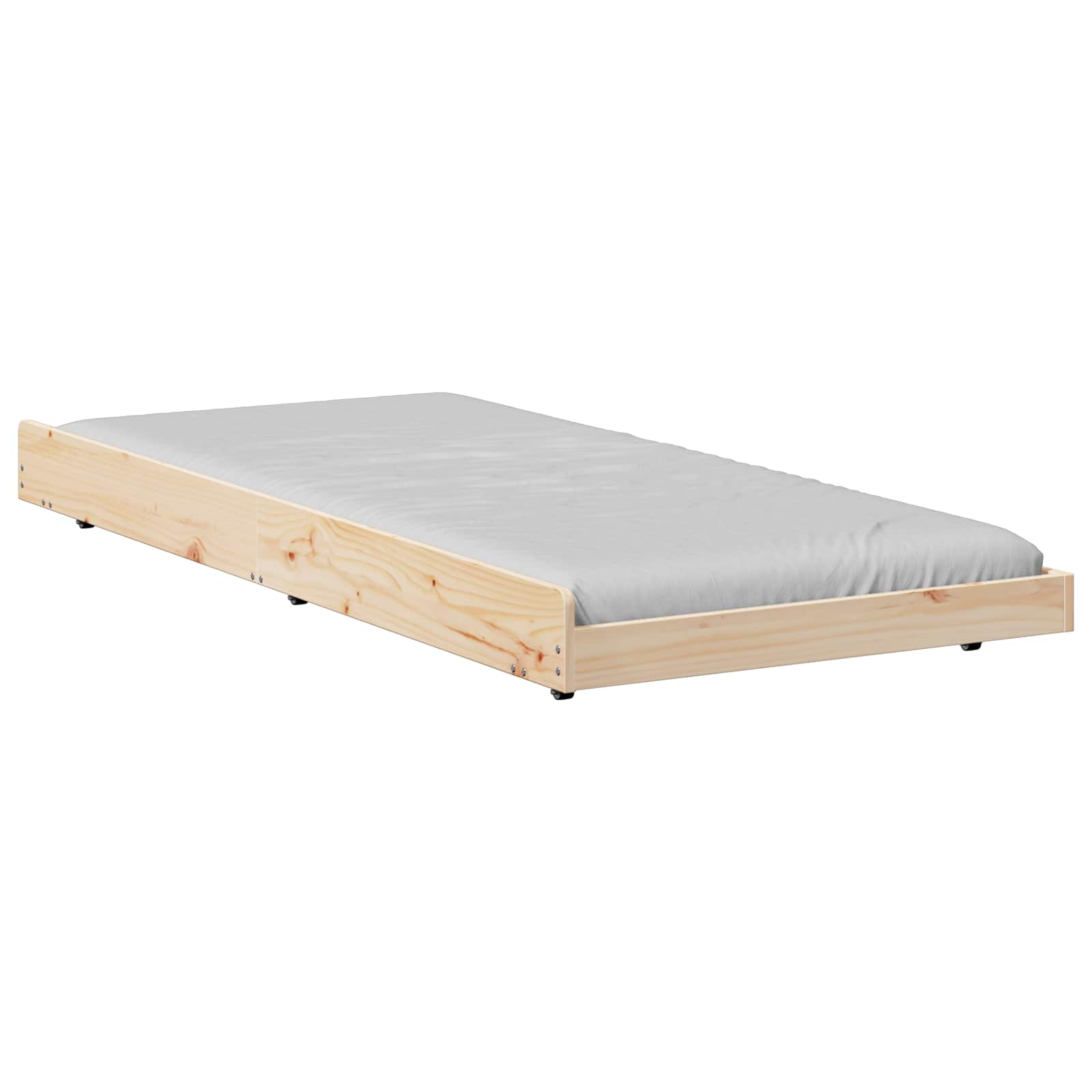 Struttura del letto Marrone 80 x 200 cm Legno massello di pino | homemem39