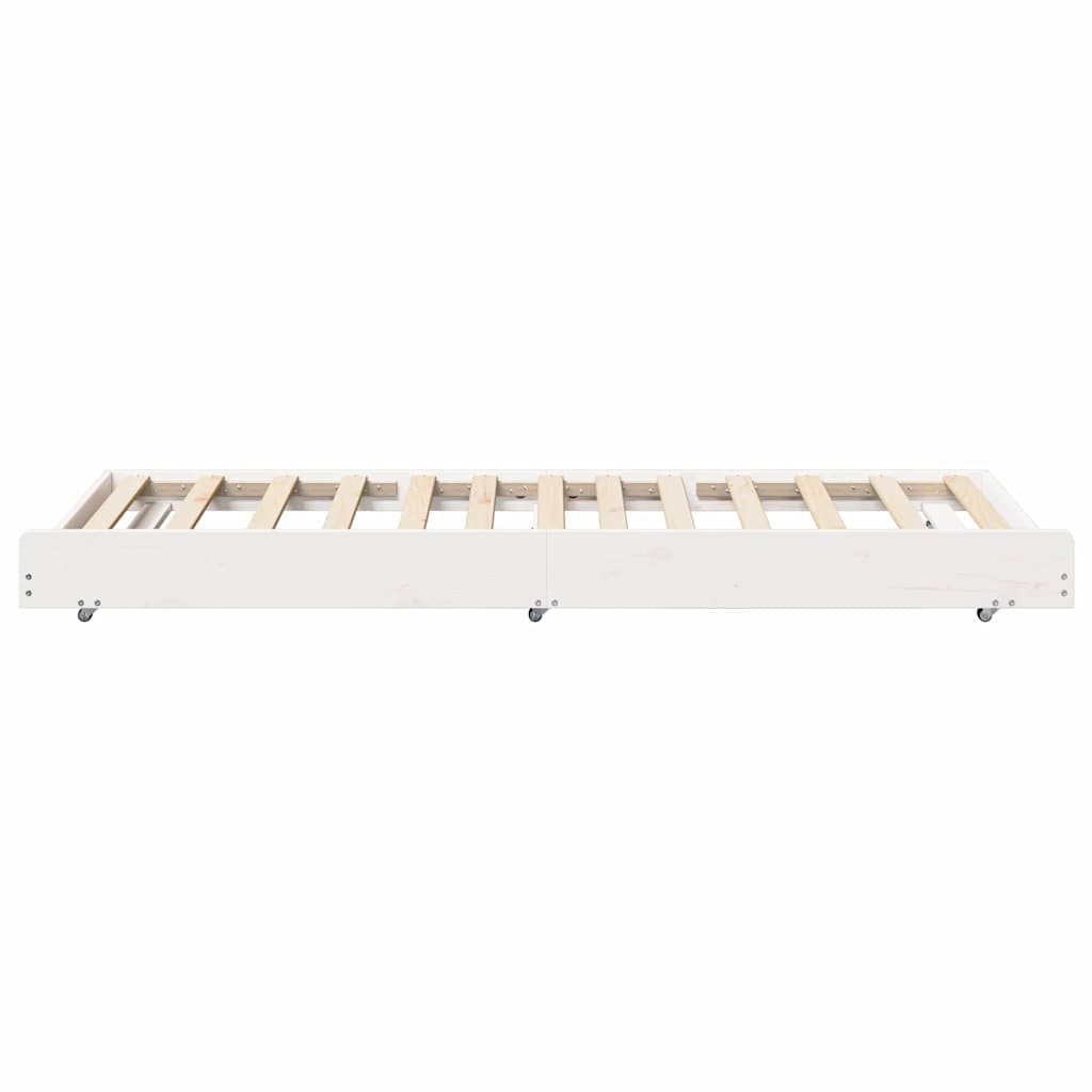 Struttura del letto Bianco 80 x 200 cm Legno massello di pino