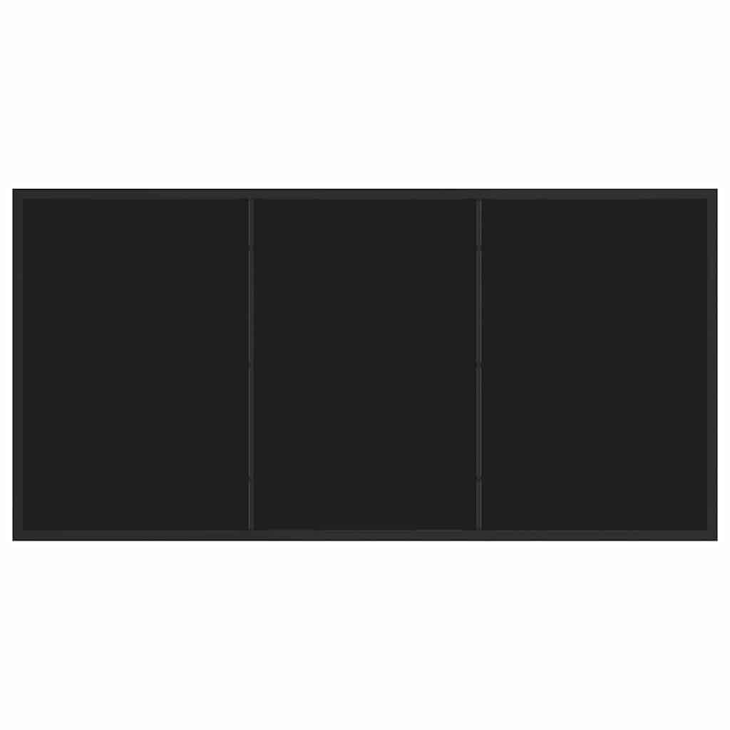 Set da Pranzo per Giardino 5 pcs Nero caffè Poly Rattan - homemem39