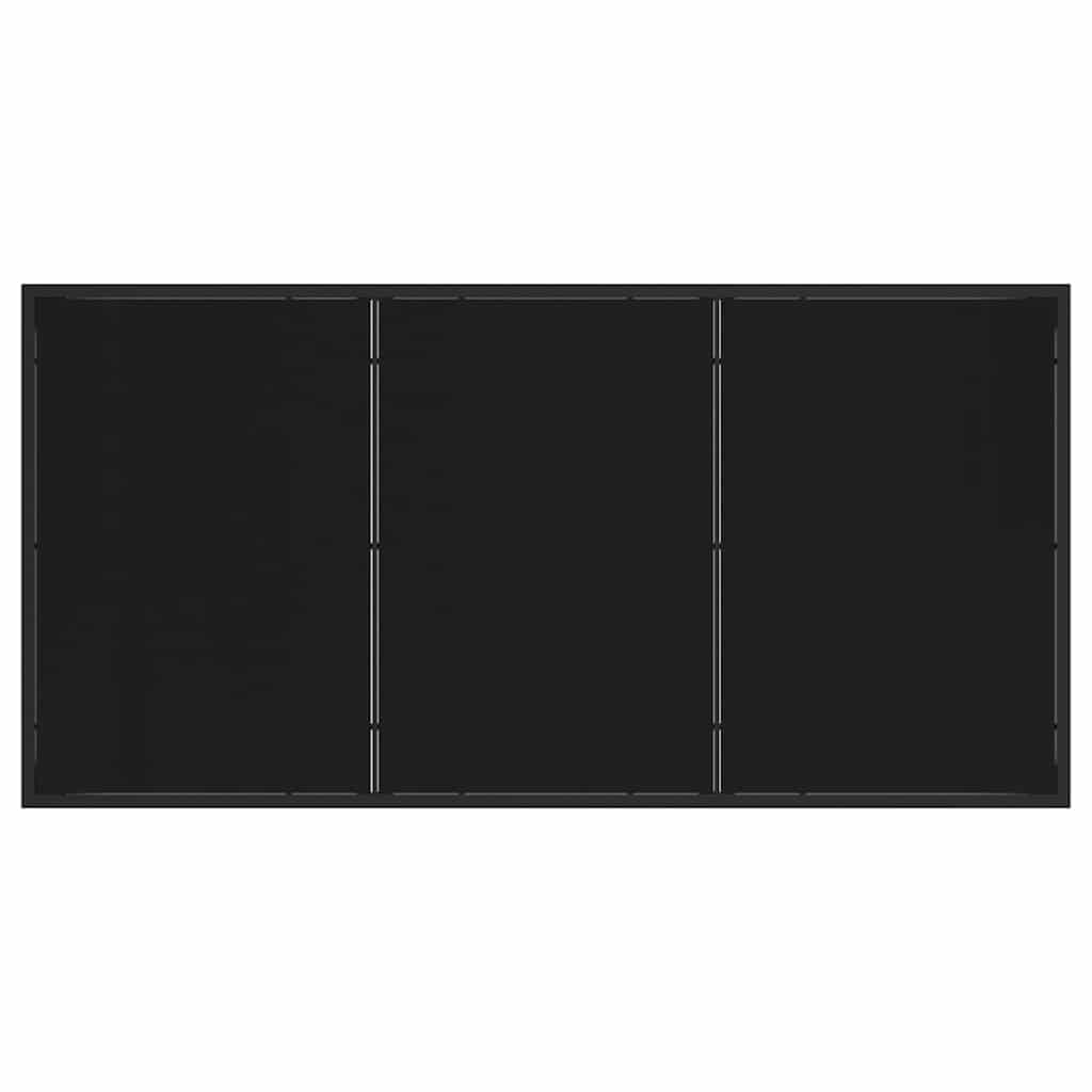 Set da Pranzo per Giardino 7 pcs Nero | homemem39