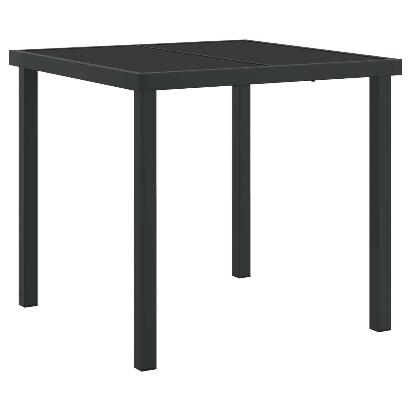 Set da Pranzo per Giardino 5 pcs Nero | homemem39