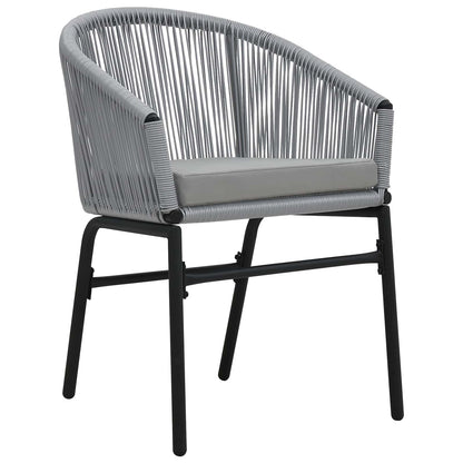 Set da Pranzo per Giardino 5 pcs Antracite | homemem39